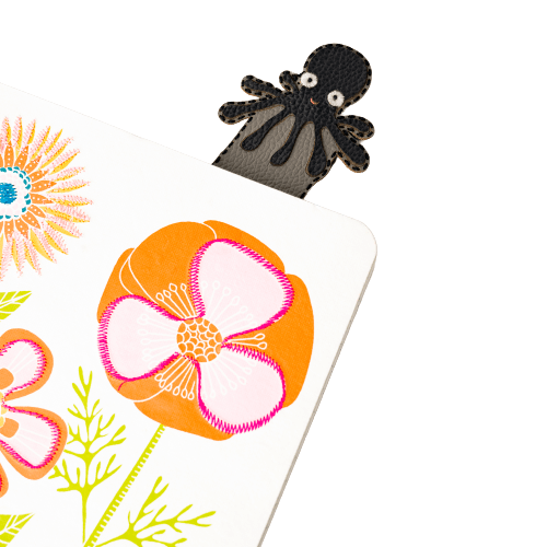 Handmade Octopus Bookmark for Booklovers – Bookmarks on Brown Living™. SKU: BO001A. Img 2.