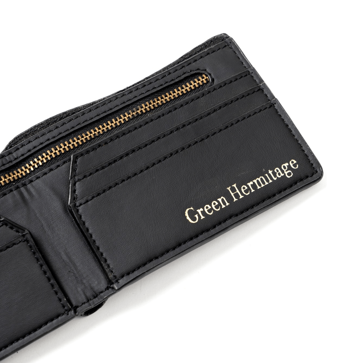 Helios (Black) | Mens Wallet made of Coconut Leather | Vegan | Verified Sustainable by Brown Living™