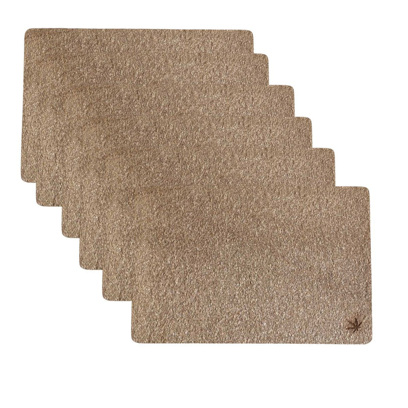 Sustainable Hemp Rectangular Placemats | Verified Sustainable Table Essentials on Brown Living™