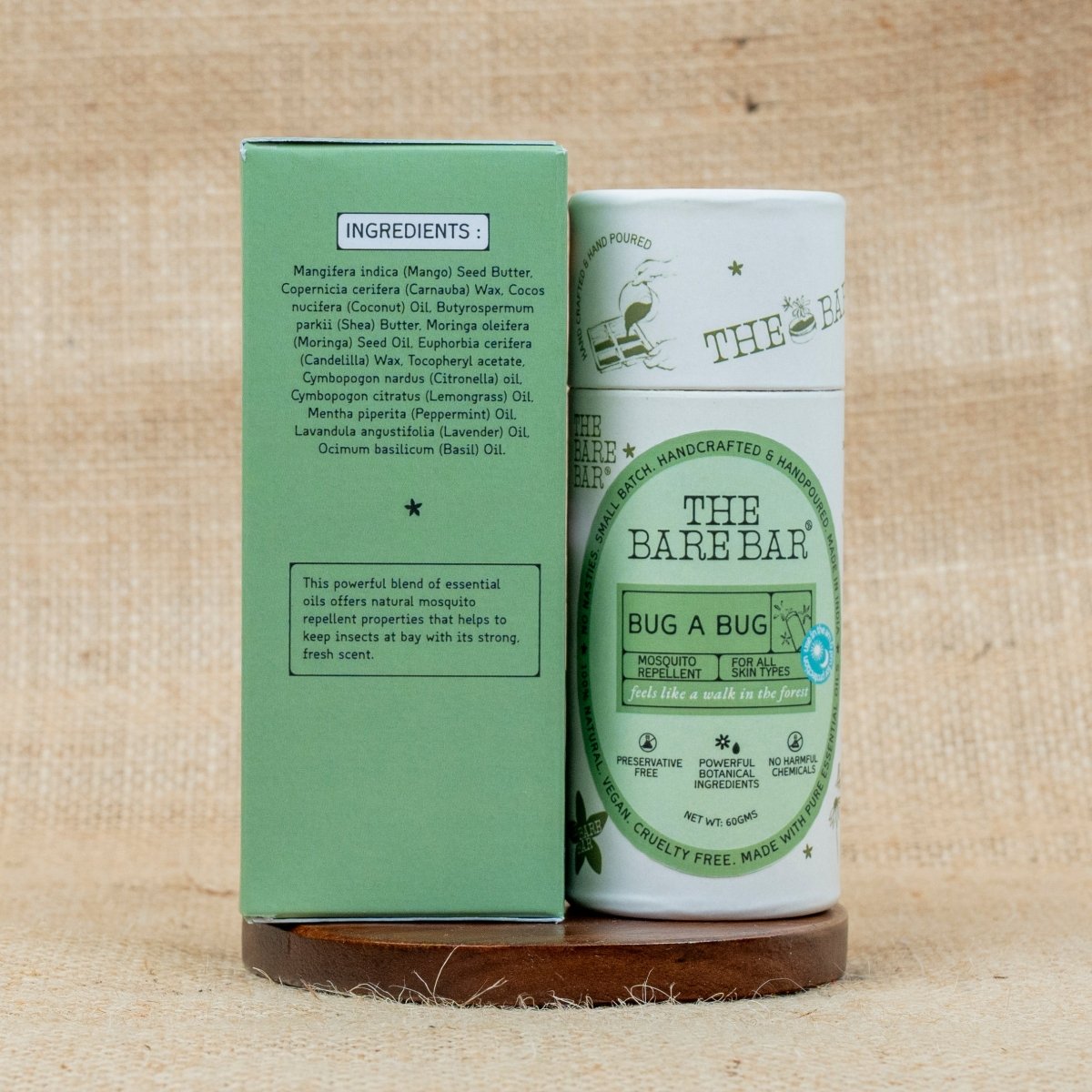 Herbal Mosquito Repellent Spray - Bug A Bug Formula - 60g | Verified Sustainable by Brown Living™