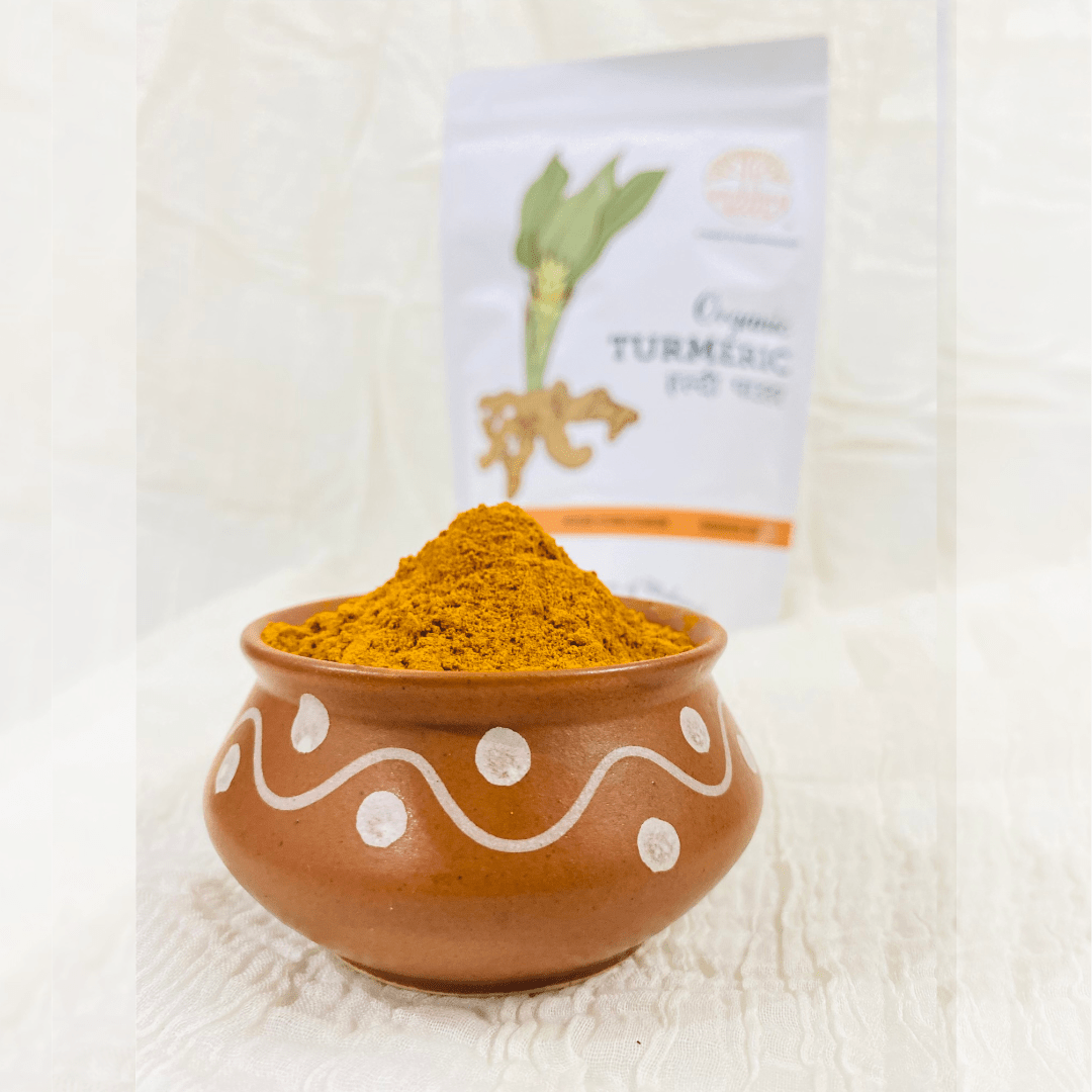 High Curcumin Organic Turmeric Powder - 250g Pouch – Seasonings & Spices on Brown Living™. SKU: organic - turmeric - powder - 250g - pouch. Img 4.