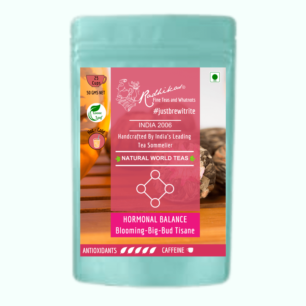 HORMONAL BALANCE Blooming Big Bud Tisane - The Tea That Blossoms and Delights | Verified Sustainable by Brown Living™