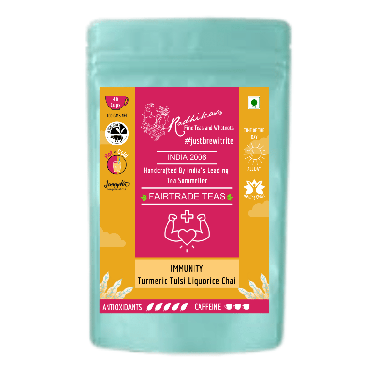 IMMUNITY Turmeric Tulsi Liqourice Chai - How Tulsi Turmeric Liquorice Chai Can Cleanse and Restore Your Health | Verified Sustainable by Brown Living™