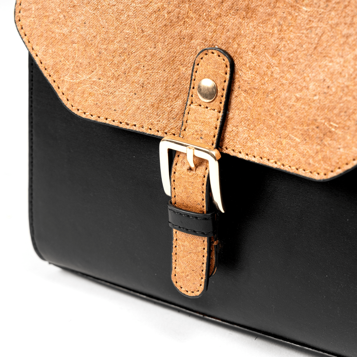 Juniper Vegan Leather Sling Bag - Black | Verified Sustainable by Brown Living™
