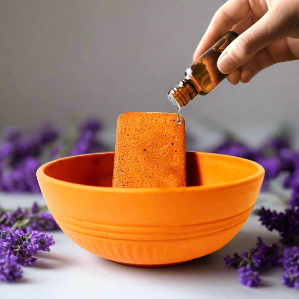 Lavender Claystone Aroma Diffuser - Relaxing & Calming Scent | Verified Sustainable by Brown Living™