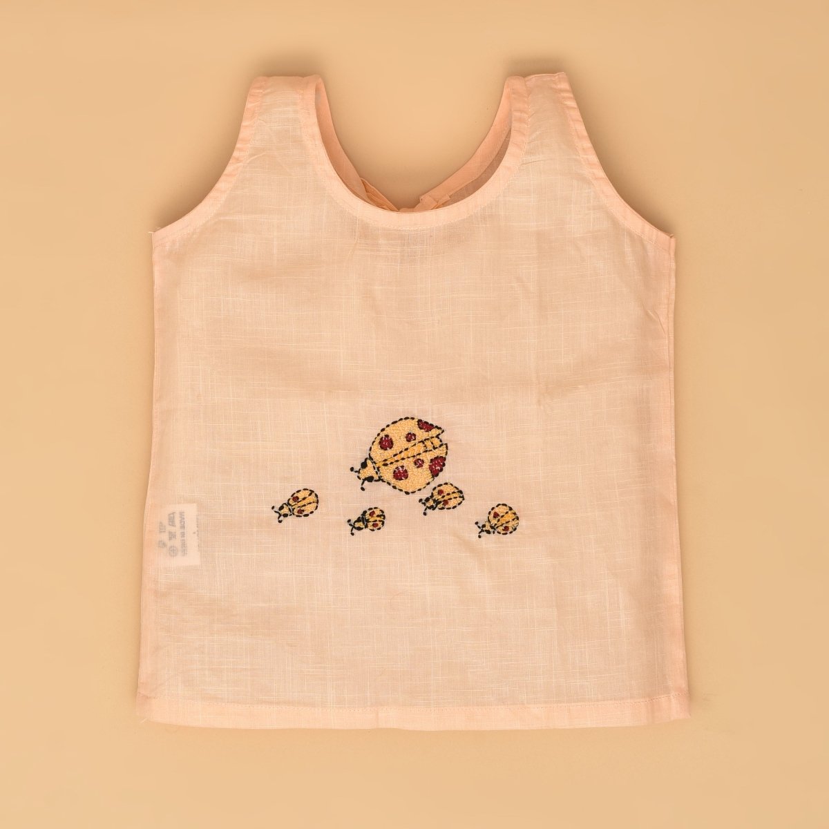 Little Explorers Trio - Cat, Fish & Ladybug Backopen Pure Cotton Baby Jabla Set – Kids Shirts by Stotra available on Brown Living™. Small . SKU: STRCOTMULTBOJAB05 - CFL - S. Img 11.