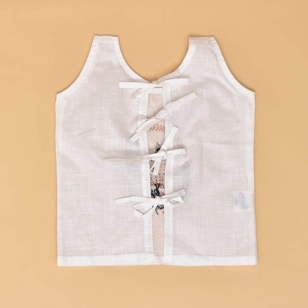 Little Explorers Trio - Cat, Fish & Ladybug Backopen Pure Cotton Baby Jabla Set – Kids Shirts by Stotra available on Brown Living™. Small . SKU: STRCOTMULTBOJAB05 - CFL - S. Img 25.