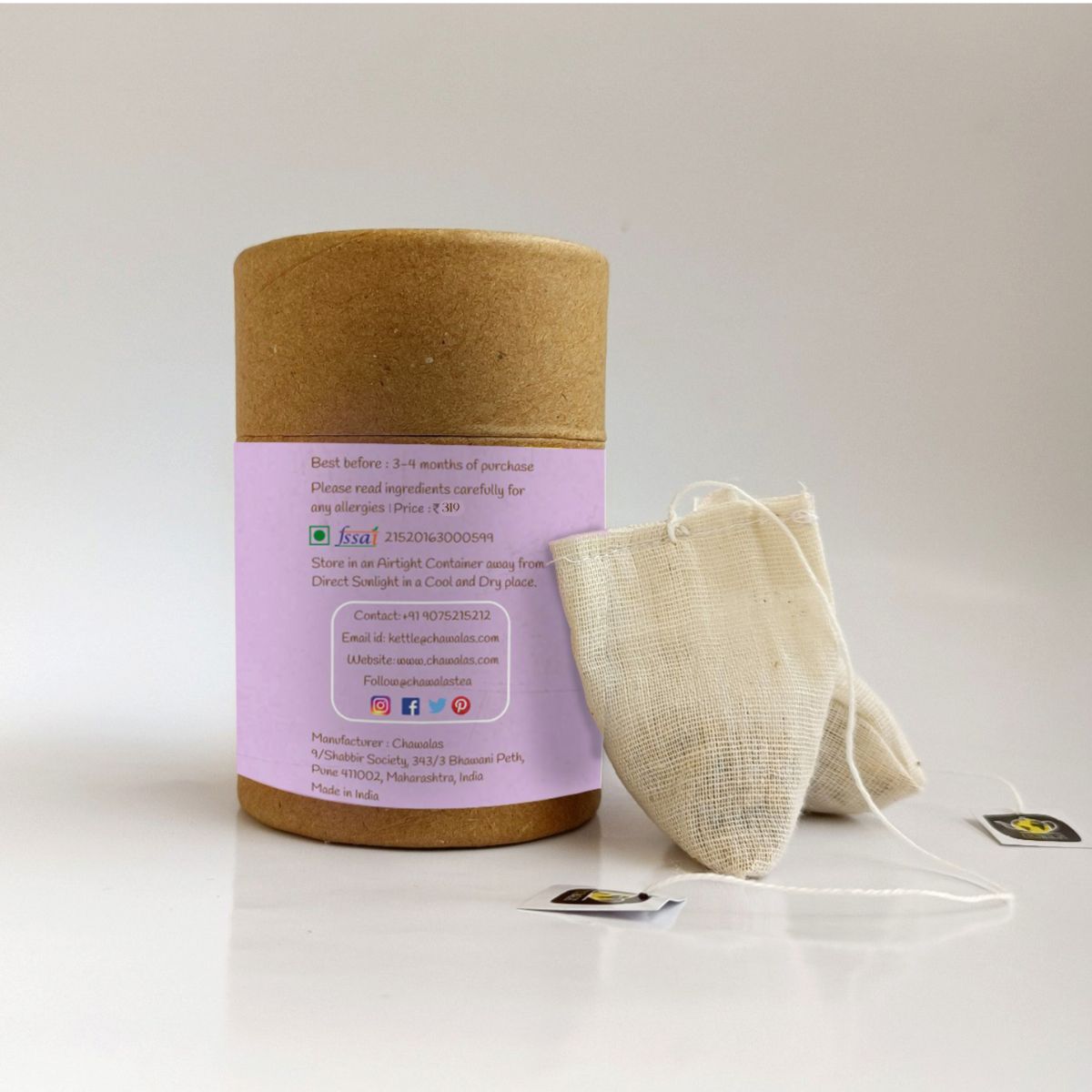 Luxurious Lavender Floral Tea | Tea Bags - 18gms – Tea by Chawalas available on Brown Living™. . SKU: INF92. Img 6.