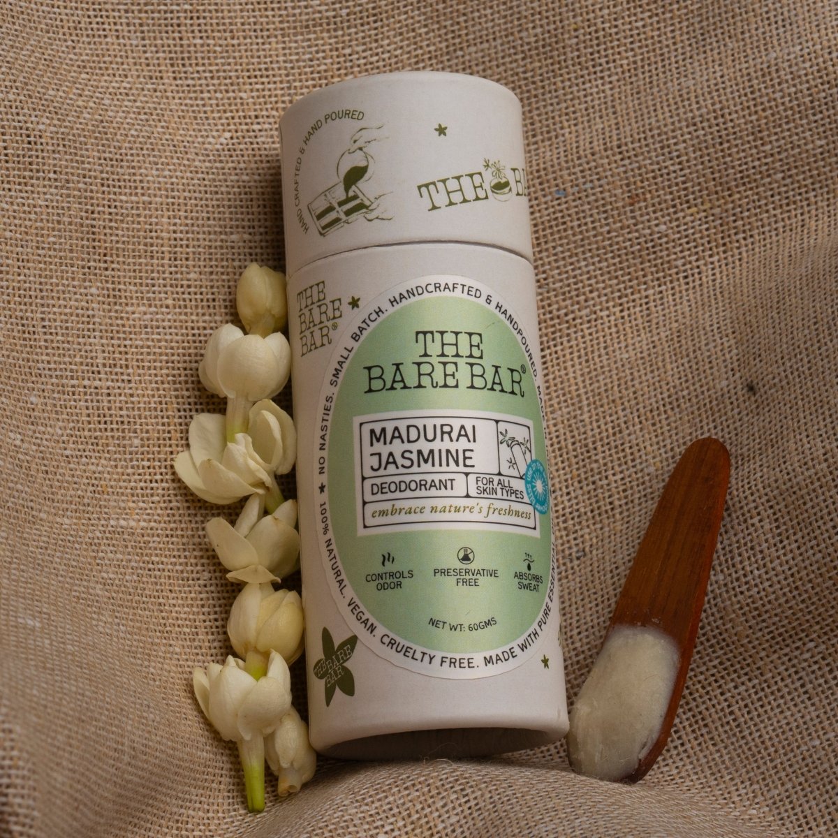 Madurai Jasmine Deodorant for a Floral Scented Day – Deodorant on Brown Living™. SKU: 8904448008036. Img 11.