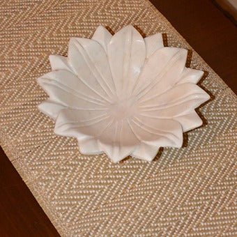 Madurkathi Tassels Chevron Table Runner – Table Linens on Brown Living™. SKU: MKTRUN018B - n. Img 4.