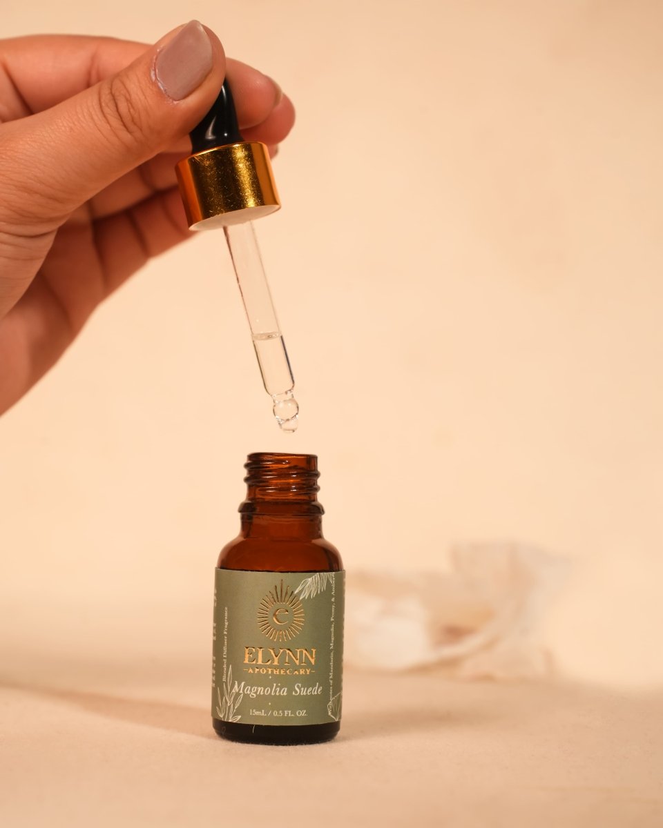 Magnolia Suede Diffuser Oil - 15ml – Fragrance Diffusers by Elynn available on Brown Living™. . SKU: EL - MSDF/15. Img 27.