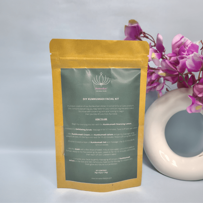 MAYA | DIY Kumkumadi Facial Kit – Face Cleanser on Brown Living™. SKU: DIY - SKI - 07 - NAM. Img 9.