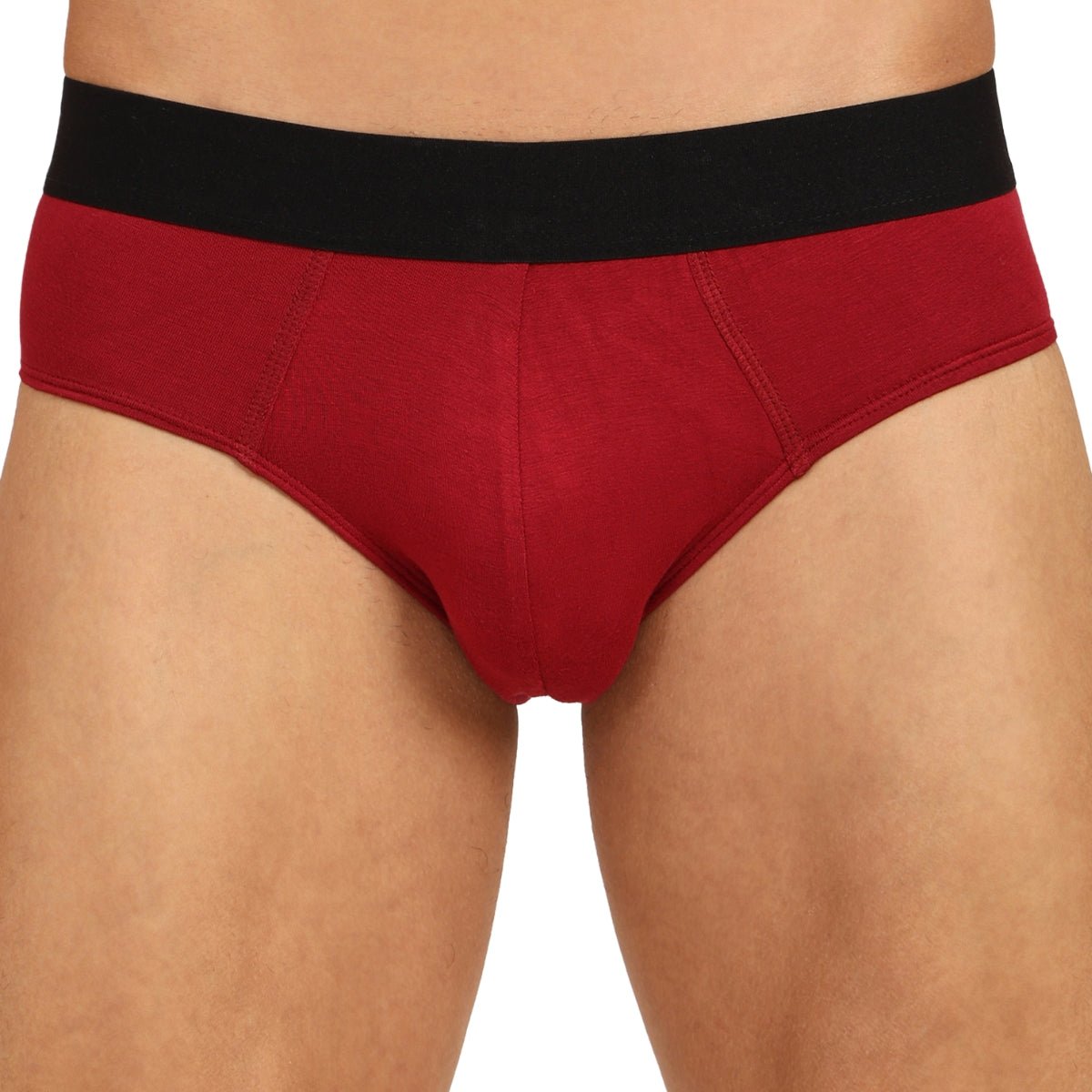 Men’s Bamboo Frenchie Fit Underwear (Pack of 2) - Navy Maroon – Mens Underwear on Brown Living™. SKU: MENS - FRENCHIE - NAVY - MARON - S - n. Img 11.