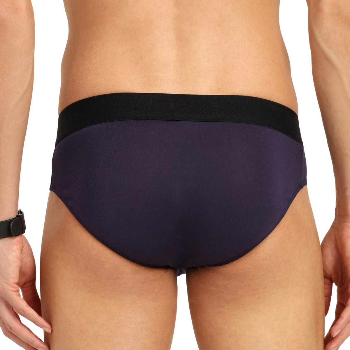 Men’s Bamboo Frenchie Fit Underwear (Pack of 2) - Navy Maroon – Mens Underwear on Brown Living™. SKU: MENS - FRENCHIE - NAVY - MARON - S - n. Img 10.