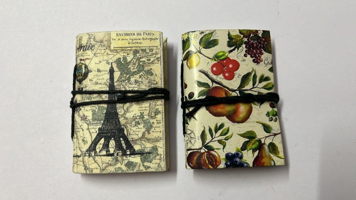 Mini Recycled Paper Journal Pack of 2 – Notebooks & Notepads on Brown Living™. SKU: OEP2533994. Img 8.