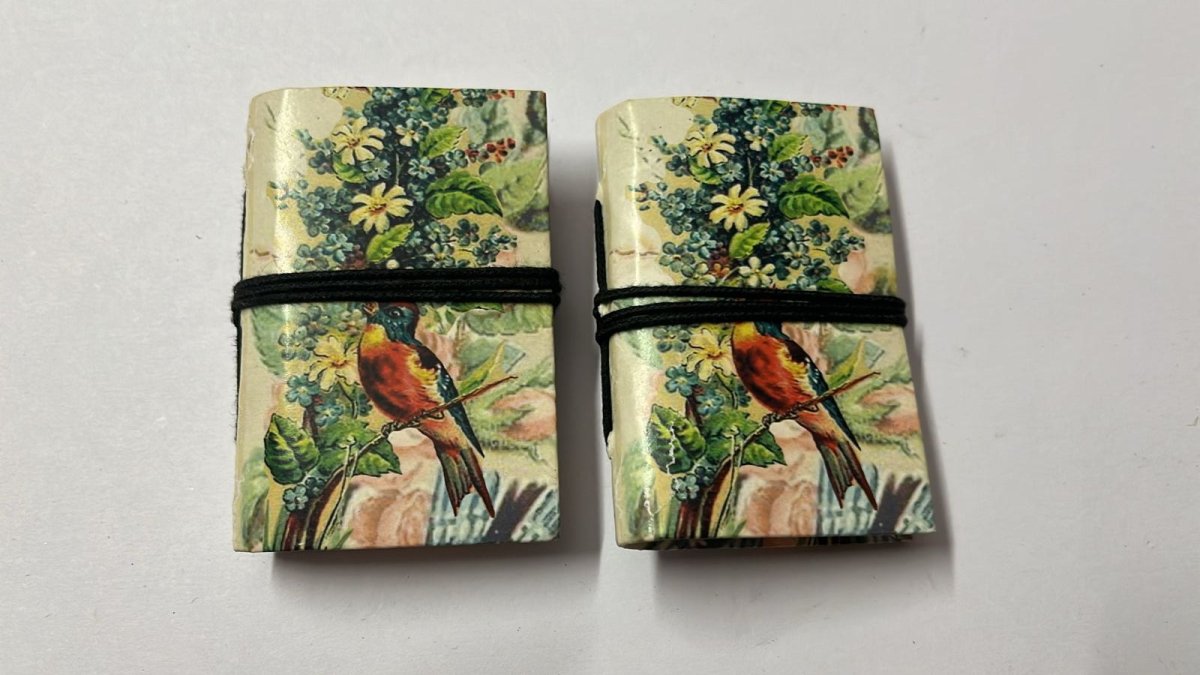 Mini Recycled Paper Journal Pack of 2 – Notebooks & Notepads on Brown Living™. SKU: OEP2533999. Img 16.