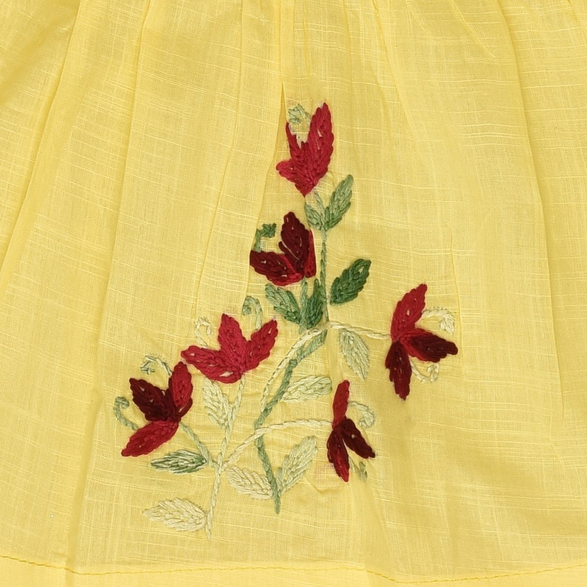 Multicolour Pure Cotton Hand Embroidered Baby Dress Combo - Set of 3 – Kids Frocks & Dresses by Stotra available on Brown Living™. Small . SKU: STRCOTMULTFROCOM02 - S. Img 18.