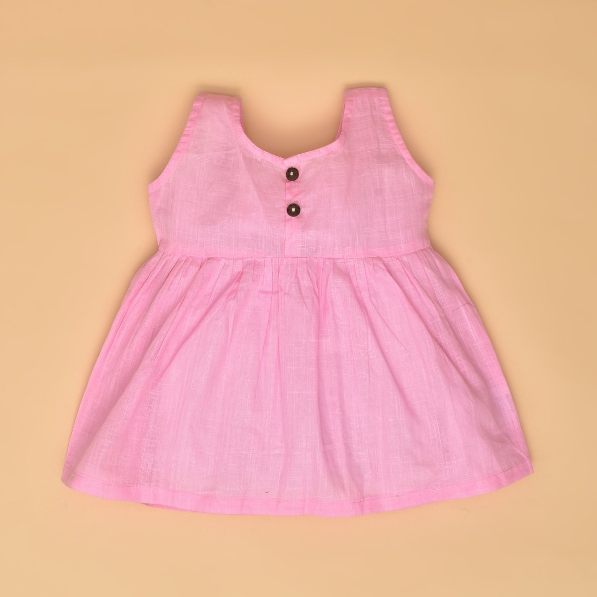 Multicolour Pure Cotton Hand Embroidered Baby Dress Combo - Set of 3 – Kids Frocks & Dresses by Stotra available on Brown Living™. Small . SKU: STRCOTMULTFROCOM02 - S. Img 22.
