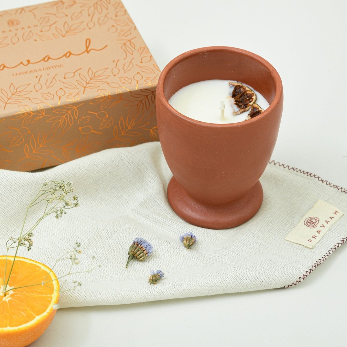 Narangi XL Candle | Tropical Citrus Summer | Soy Wax | Verified Sustainable by Brown Living™