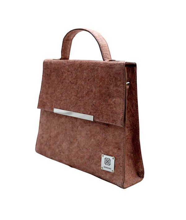Natural City Chic Bag | Made of coconut leather – Womens Handbag on Brown Living™. SKU: ZK11/SDB - 1149_24BL11938. Img 9.