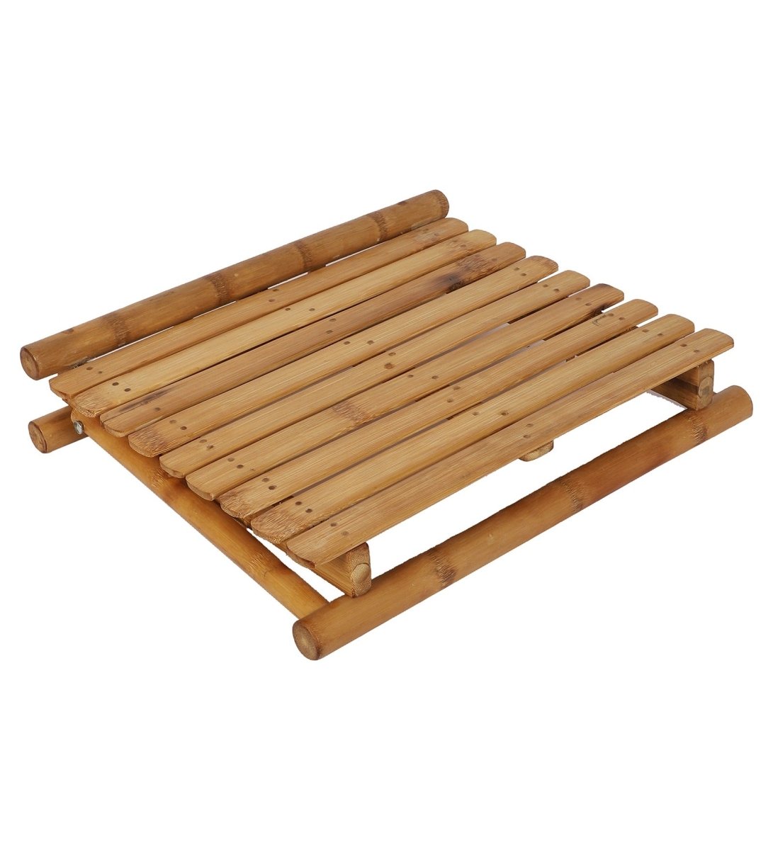 Natural Handmade Bamboo Three - Way Laptop Stand – Laptop Sleeve on Brown Living™. SKU: SK - BLS - LP - 03 - NT. Img 2.