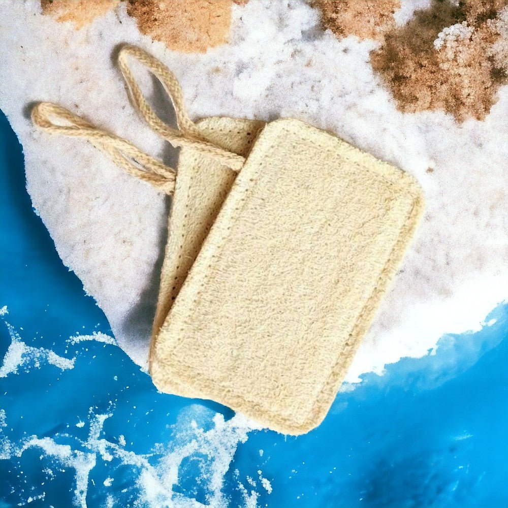 Natural Loofah Body Scrubber - Pack of 2 – Body Scrub on Brown Living™. SKU: 108 - 06466 - OEP221_24BL6321. Img 5.