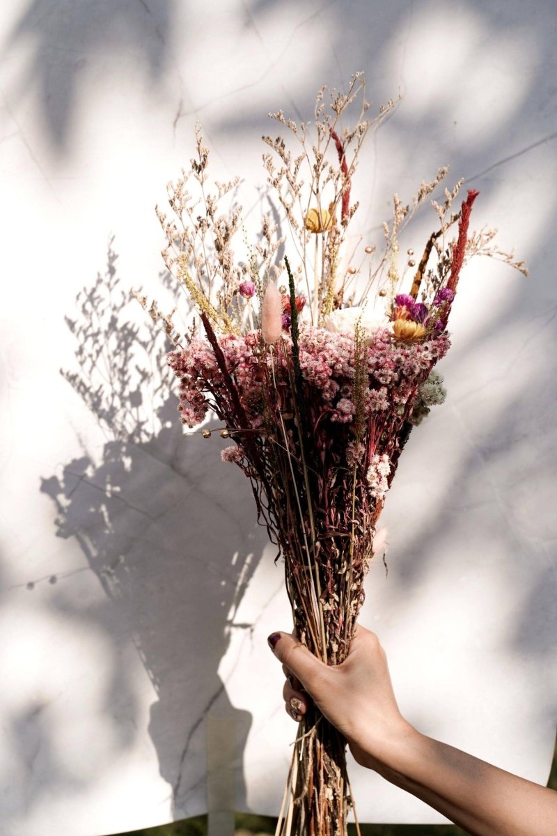 Naturally Dried Serene Garden Bunch – Decor & Artefacts on Brown Living™. SKU: 23. Img 2.