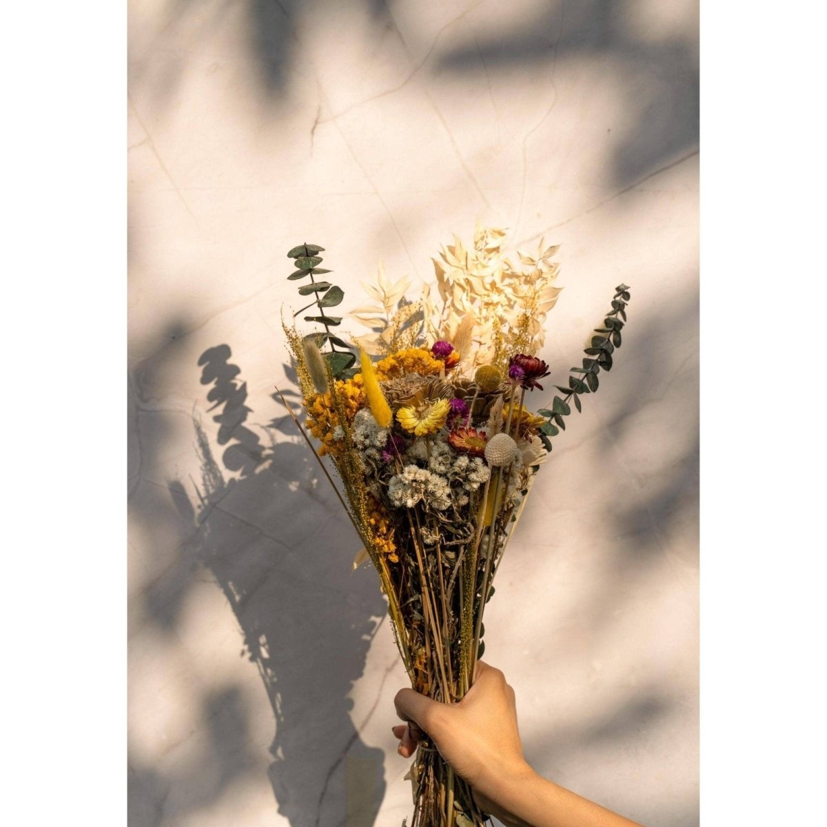 Naturally Dried Timeless Petal Bunch – Decor & Artefacts on Brown Living™. SKU: 21. Img 3.