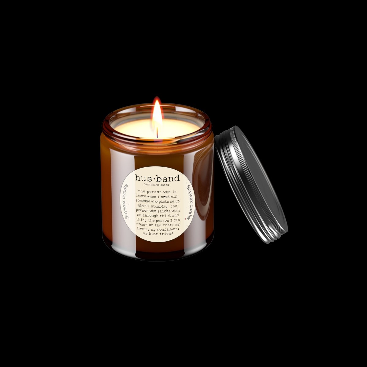 Naturals Scented Candle - Husband | Verified Sustainable by Brown Living™