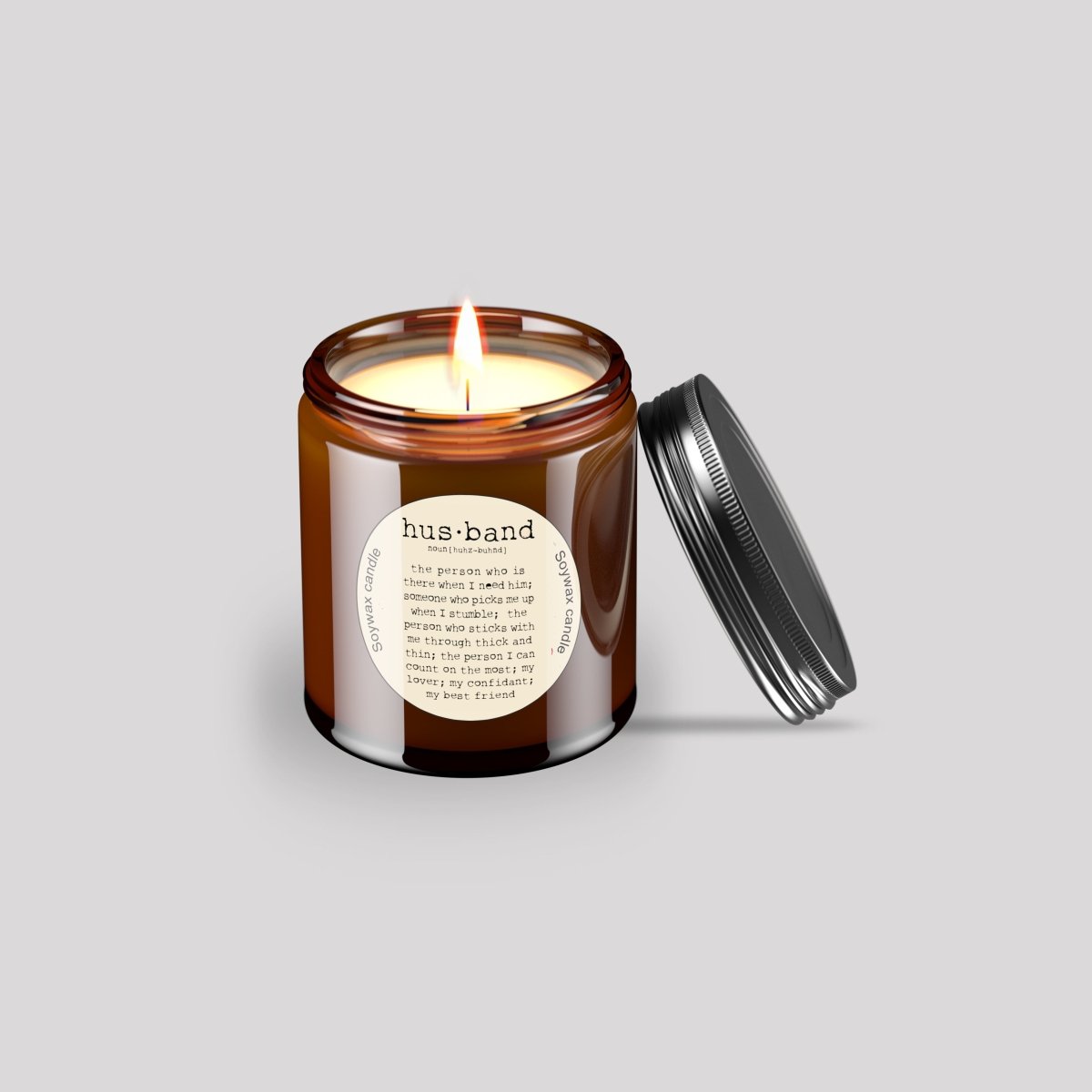 Naturals Scented Candle - Husband | Verified Sustainable by Brown Living™