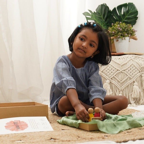 Neelpari Co - ord Set Girls – Kids Daywear Sets by Saha available on Brown Living™. 1 - 2 years . SKU: SCGSB - 01. Img 16.