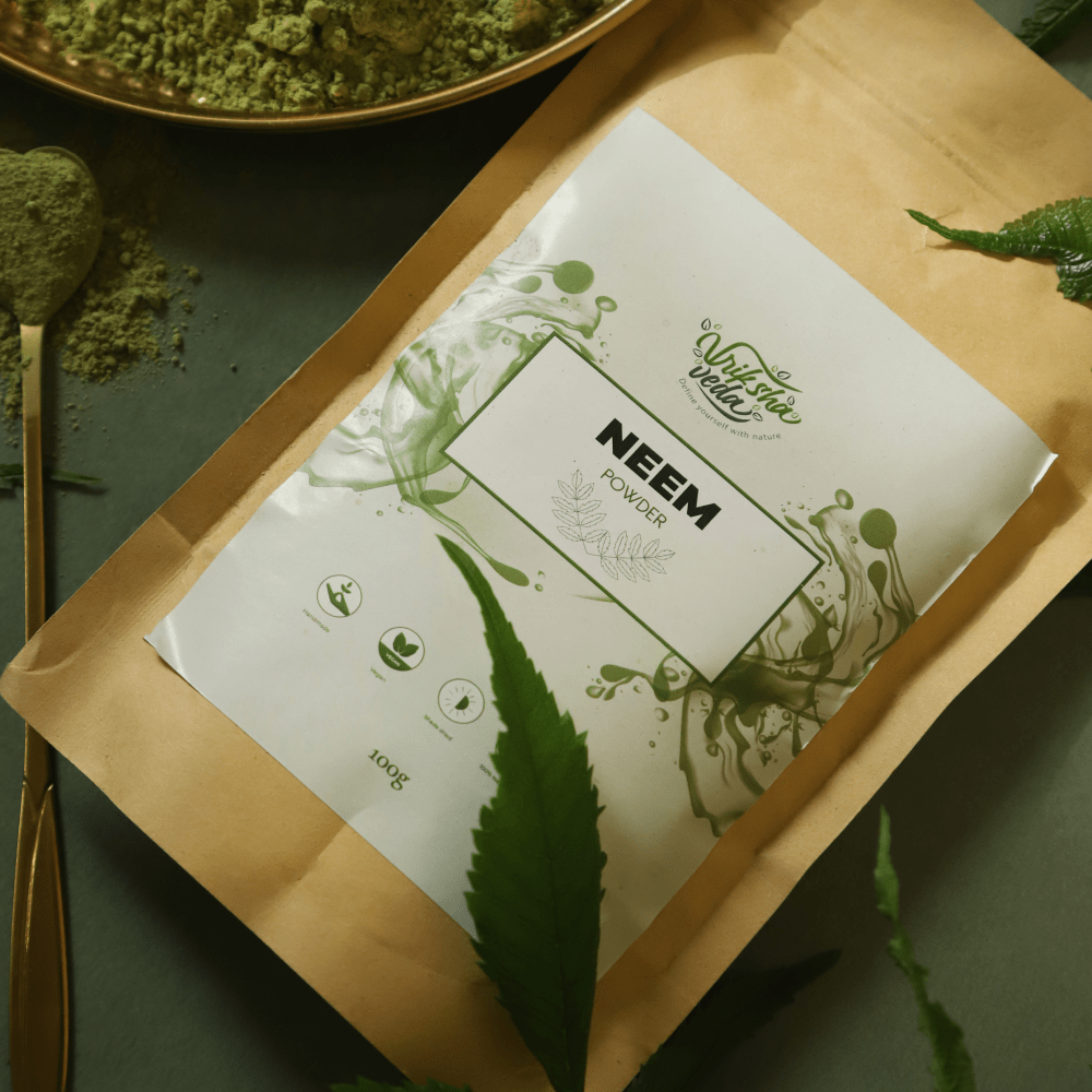 Neem Powder for Hair & Skin Issues - 100 g | Verified Sustainable by Brown Living™
