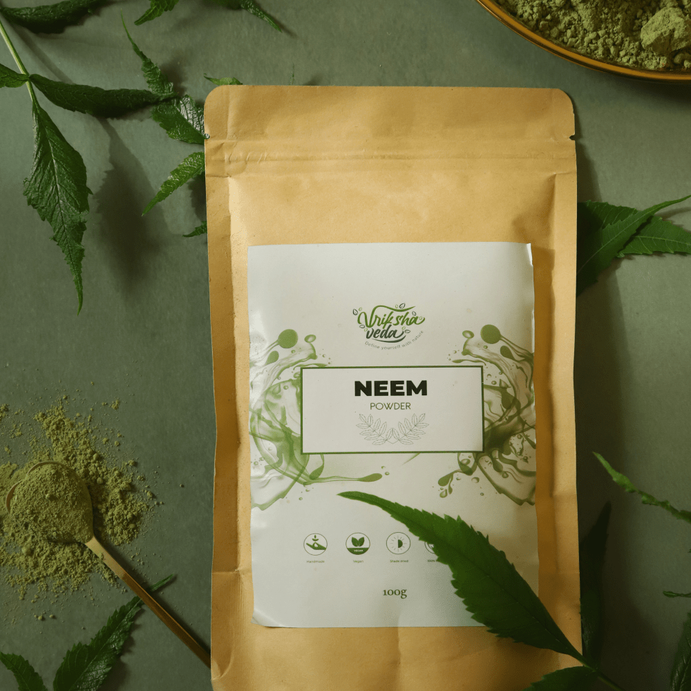 Neem Powder for Hair & Skin Issues - 100 g | Verified Sustainable by Brown Living™