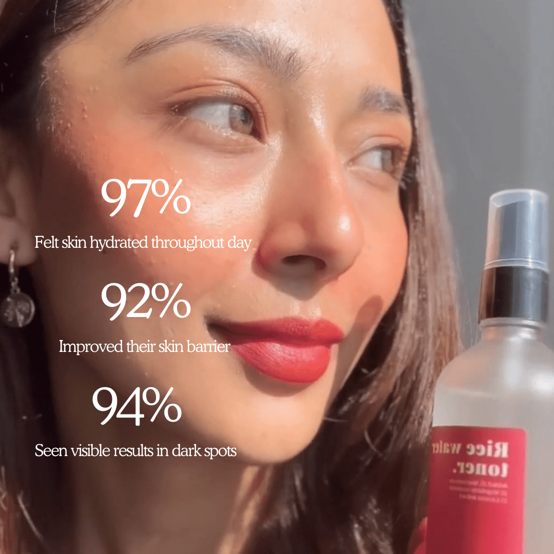 Niacinamide & Rice Water Toner with Ceramides |25% Rice Extract |100ml – Face Toner on Brown Living™. SKU: ricewatertoner. Img 3.