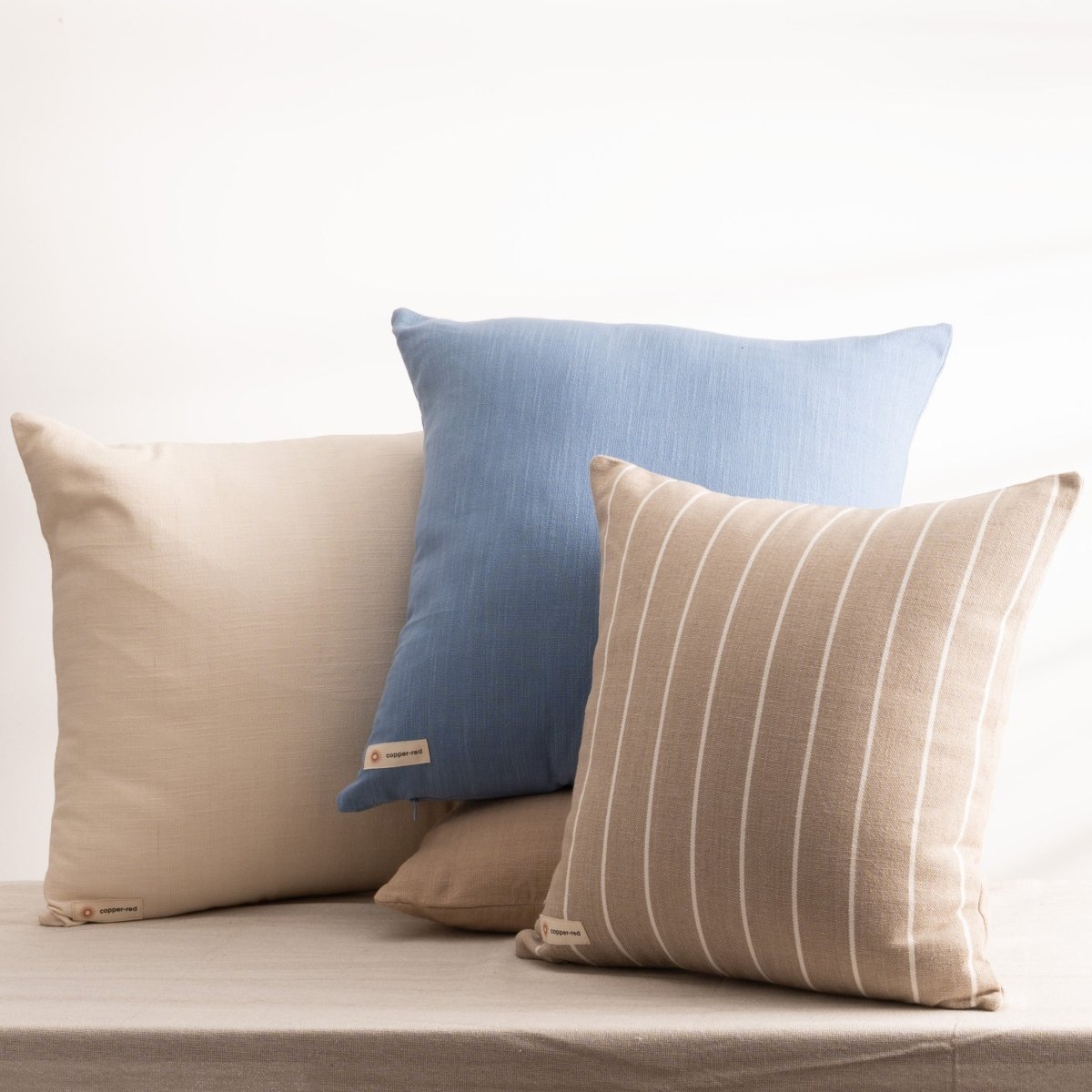 Niseko White Cotton Cushion Cover | Verified Sustainable by Brown Living™