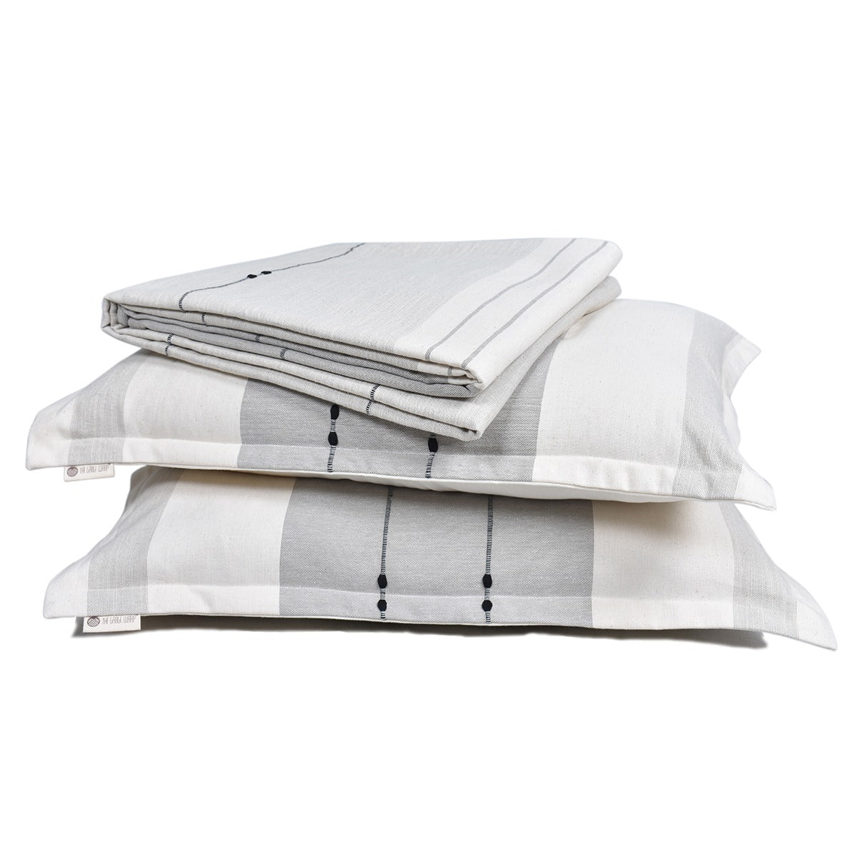 Ombre Grey Bedcover Set – Bed Linens on Brown Living™. SKU: TGW110042. Img 2.