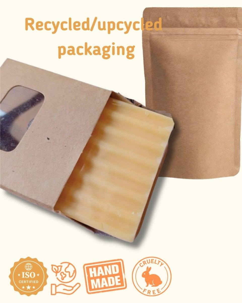 Orange Lemonade Shea Butter & Goat Milk Soap 100 g – Body Soap by Sobek Naturals available on Brown Living™. Single Piece . SKU: SOB - SOAP - 085570. Img 5.