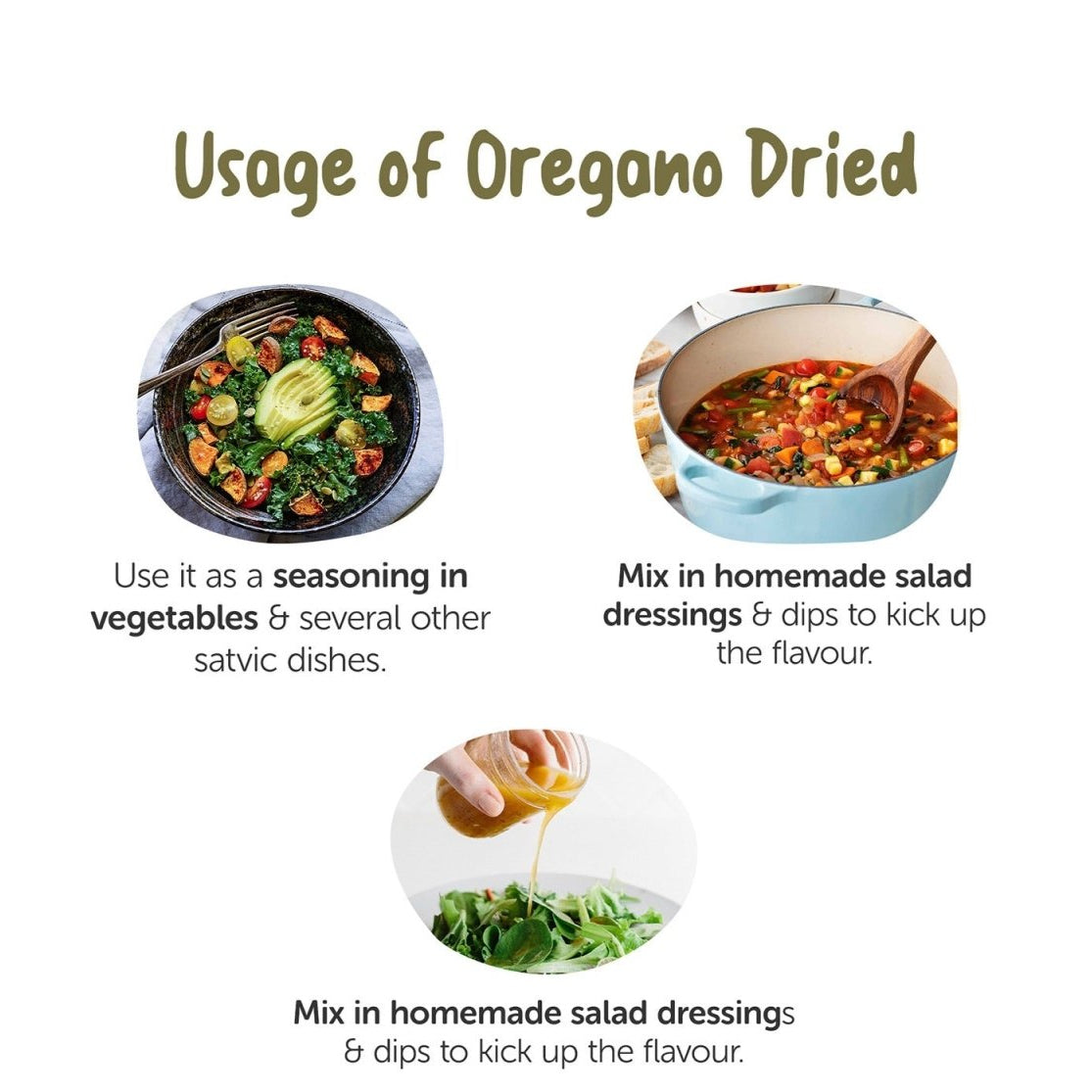 Oregano Flakes 50g - Naturally Dried & Organic – Seasonings & Spices on Brown Living™. SKU: 2HS_OFDI - 5T. Img 3.