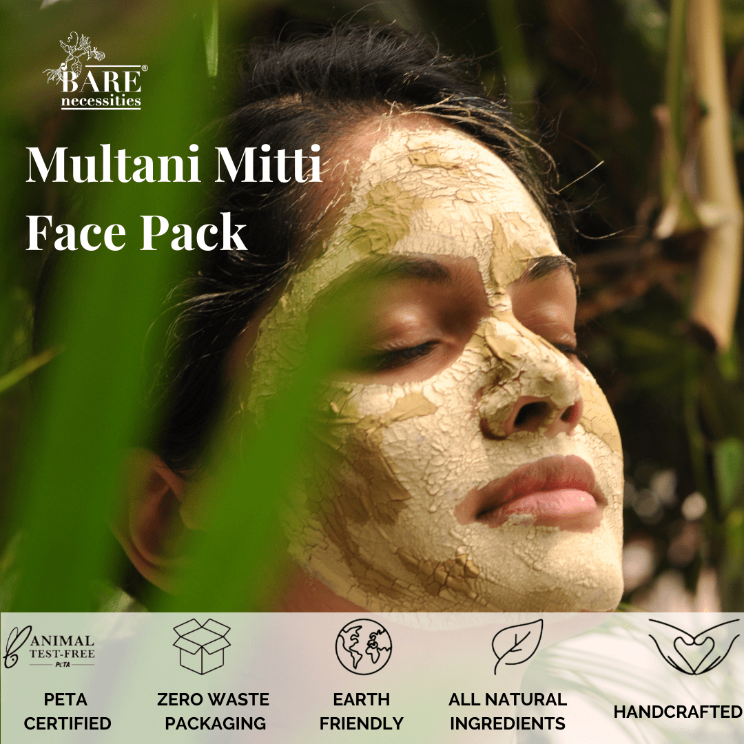 Organic Multani Mitti Powder for Face – Face Pack on Brown Living™. SKU: BNPCI013. Img 3.