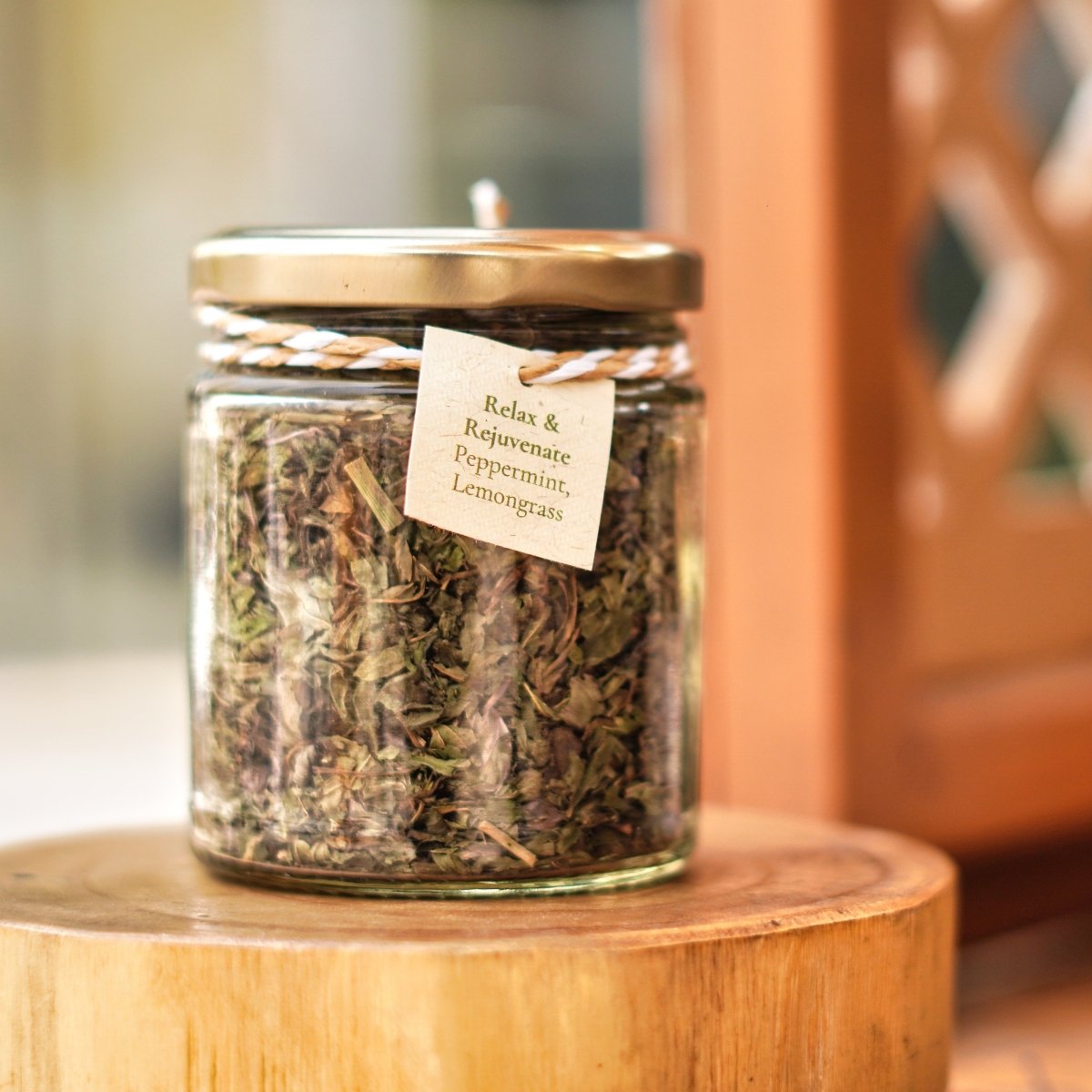 Peppermint & Lemongrass Tea - Refreshing Digestive Infusion - 25g – Tea on Brown Living™. SKU: peppe_25gms. Img 1.