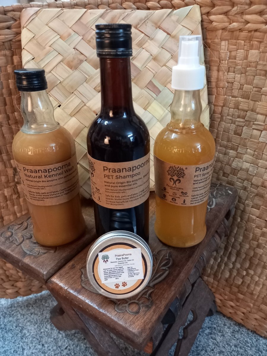 Pet care hamper| Chemical Free Essentials – Pet Grooming Supplies on Brown Living™. SKU: SKU_K01. Img 3.