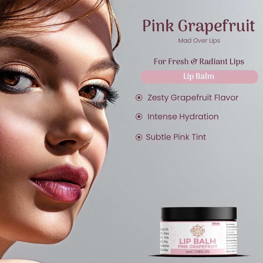 Pink Grapefruit Lip Balm | Refreshing & Natural Hydration | Verified Sustainable by Brown Living™