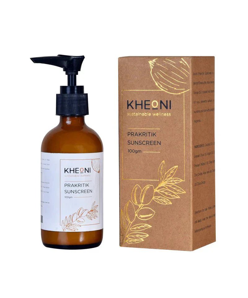 Prakritik Sunscreen for Daily Sun Protection - 100gm | Verified Sustainable by Brown Living™