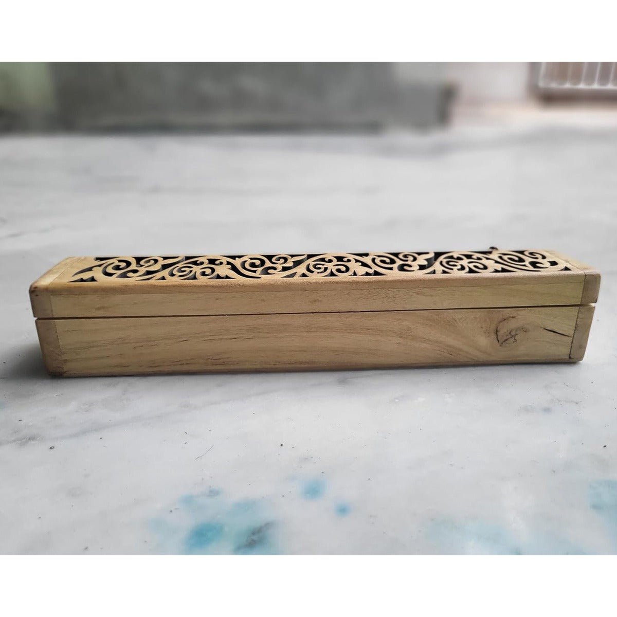 Premium Wooden Stick Holder – Home Decor on Brown Living™. SKU: SPISAG001P. Img 4.
