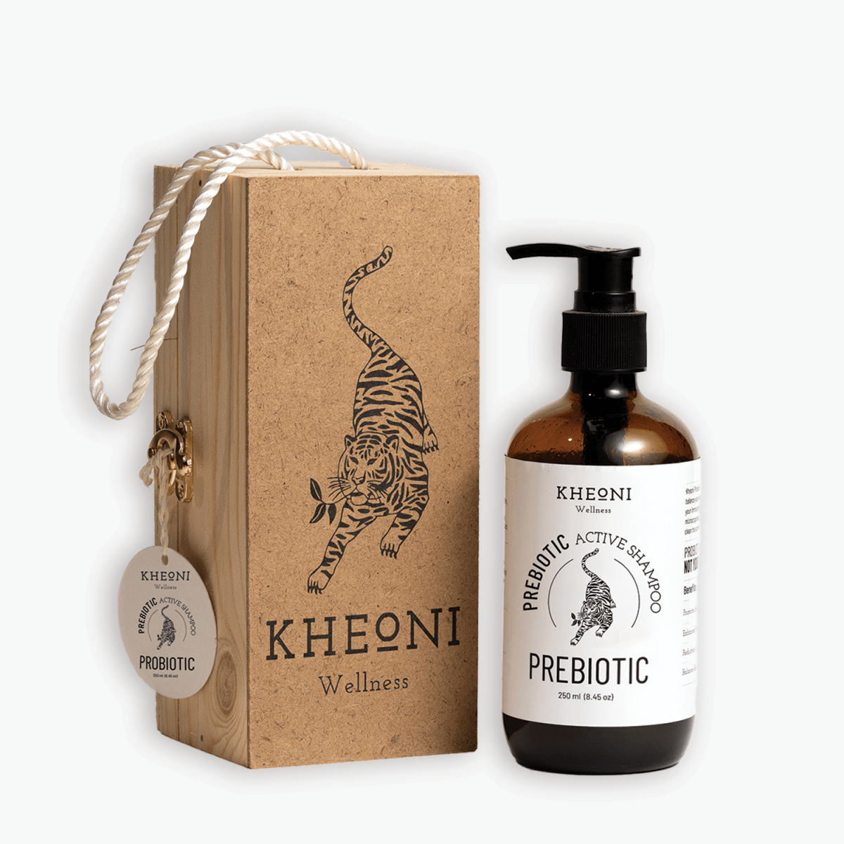 Probiotic Active Shampoo – Hair Shampoo on Brown Living™. SKU: PRSHPR250L. Img 1.