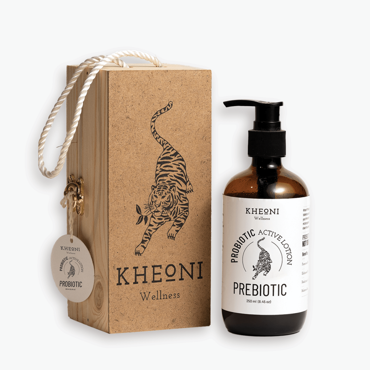 Probiotic Body Lotion – Body Lotion on Brown Living™. SKU: PRBLPR250L. Img 1.
