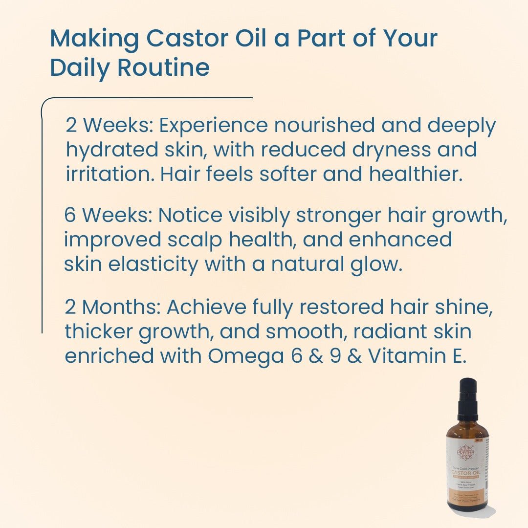 Pure Cold - Pressed Castor Oil | Hair & Skin Nourishment – Body Oil on Brown Living™. SKU: phpnl_oil2. Img 6.