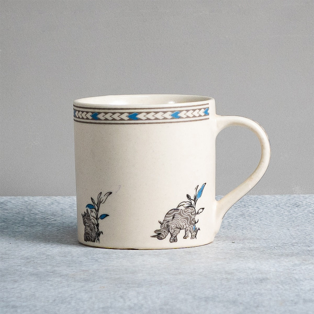 Rhino Ceramic Mug - 350ml | Verified Sustainable by Brown Living™