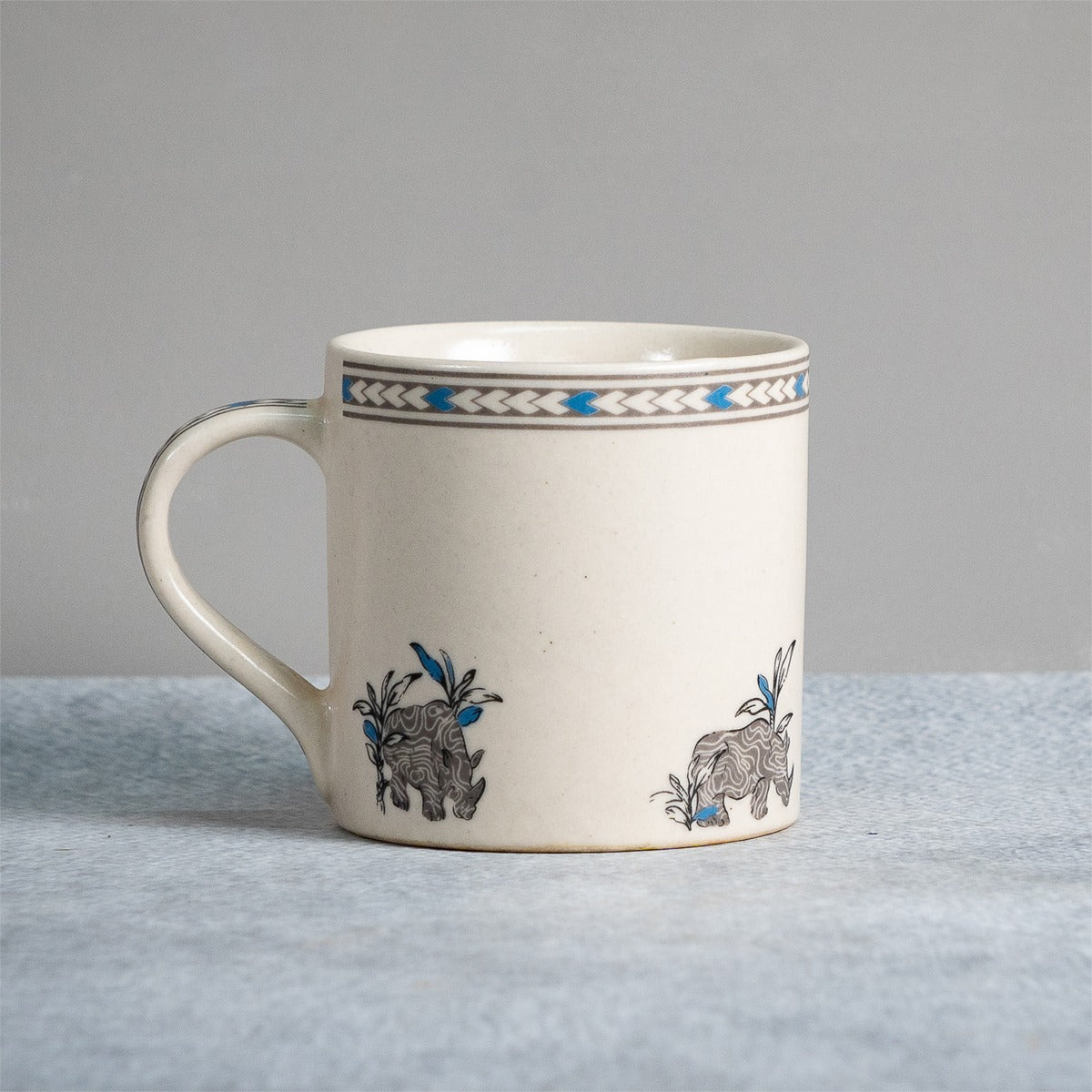 Rhino Ceramic Mug - 350ml | Verified Sustainable by Brown Living™