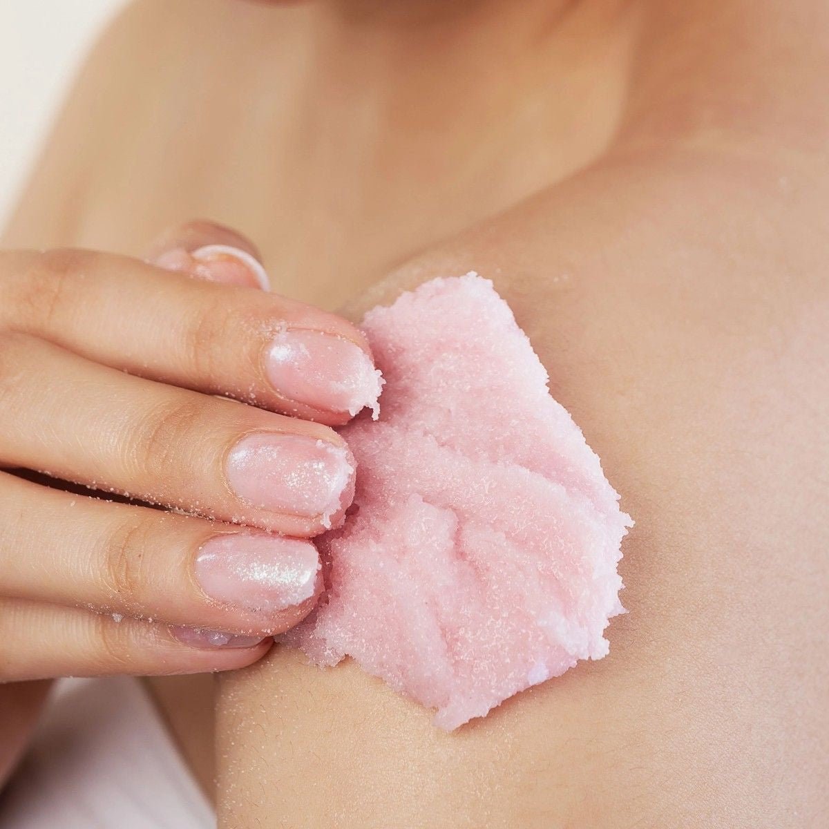 Rose & Coconut Sugar Scrub for Smooth, Glowing Skin | 120g – Body Scrub on Brown Living™. SKU: KI301. Img 2.